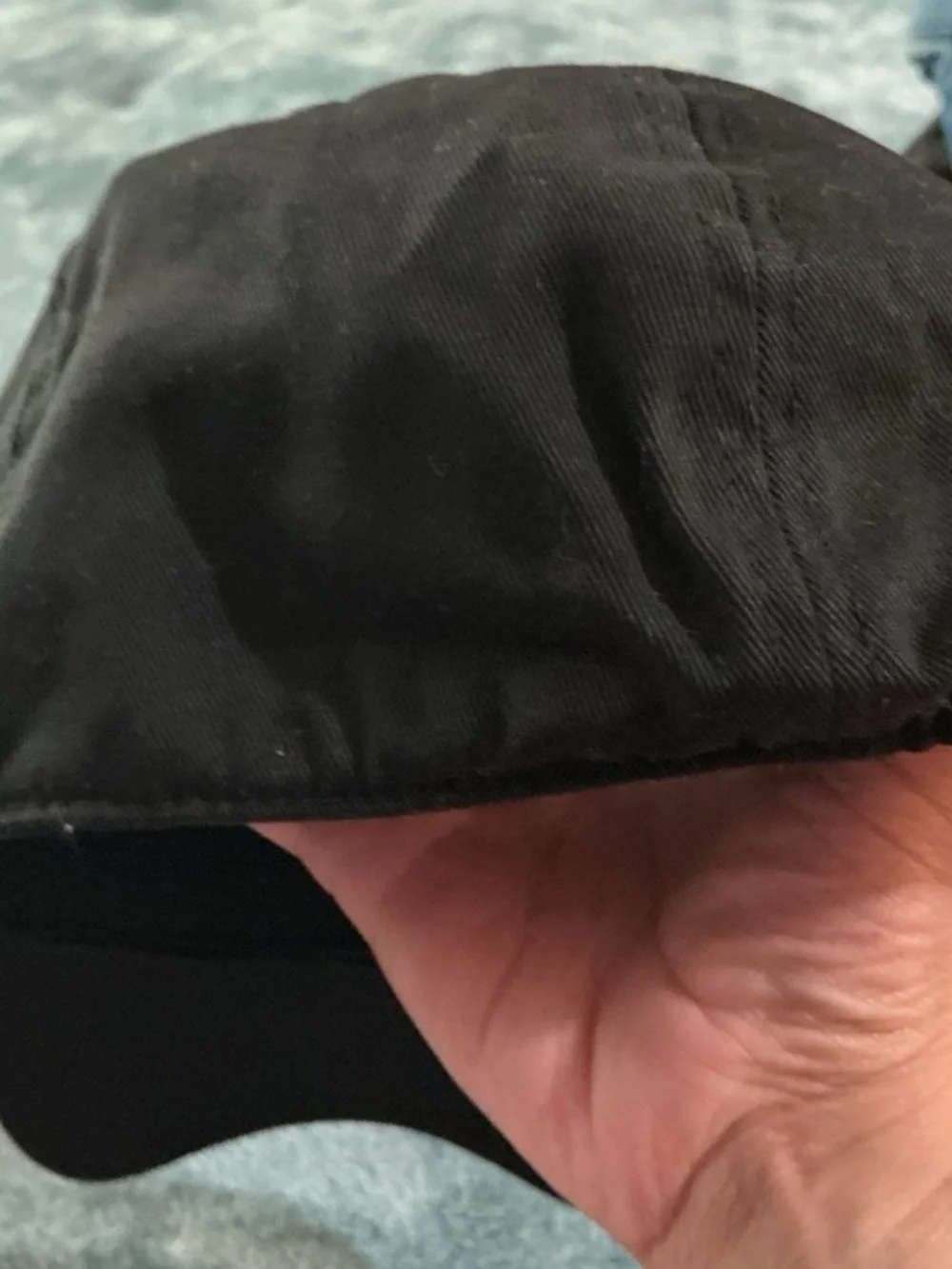 Puma Black and White Baseball Cap with Contrasting Undervisor